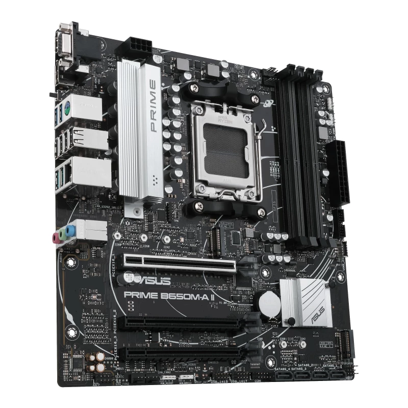ASUS PRIME B650M-A II-CSM AMD B650 Socket AM5 micro ATX pagrindinė plokštė