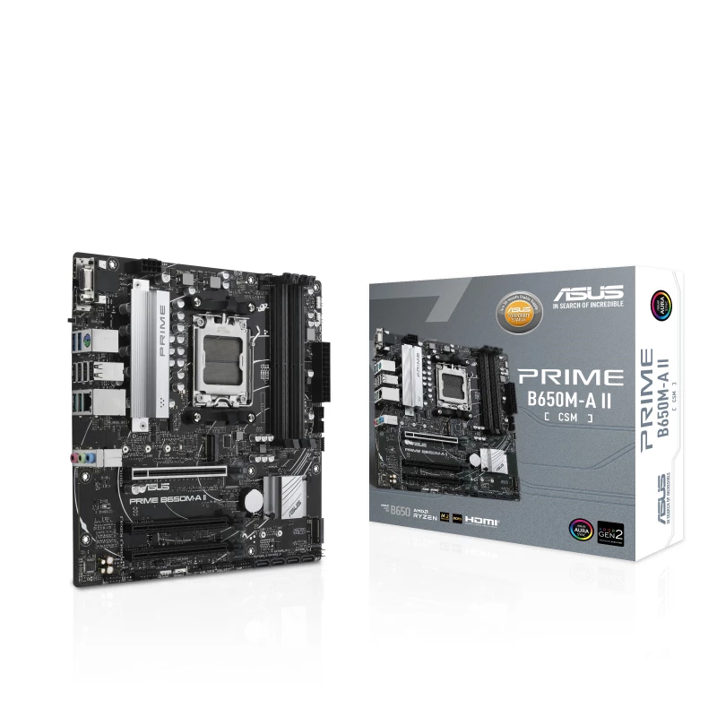ASUS PRIME B650M-A II-CSM AMD B650 Socket AM5 micro ATX pagrindinė plokštė