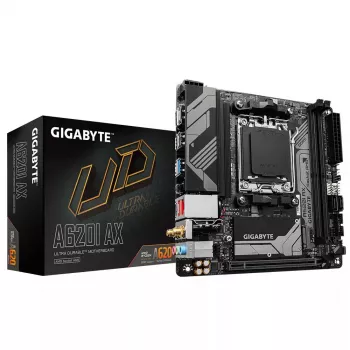 Motininė plokštė GIGABYTE A620I AX, AMD A620, Socket AM5, Mini-ITX