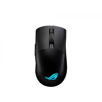 ASUS ROG Keris Wireless AimPoint žaidimų pelė dešinei rankai, RF + Bluetooth + USB-C optinė 36000 DPI