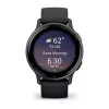 Išmanusis laikrodis GARMIN Vivoactive 5 juodas — 42 mm korpusas, AMOLED 1,2 colio, GPS/GLONASS/Galileo, 5 ATM, širdies ritmo jutiklis, SpO2, 11 dienų baterija