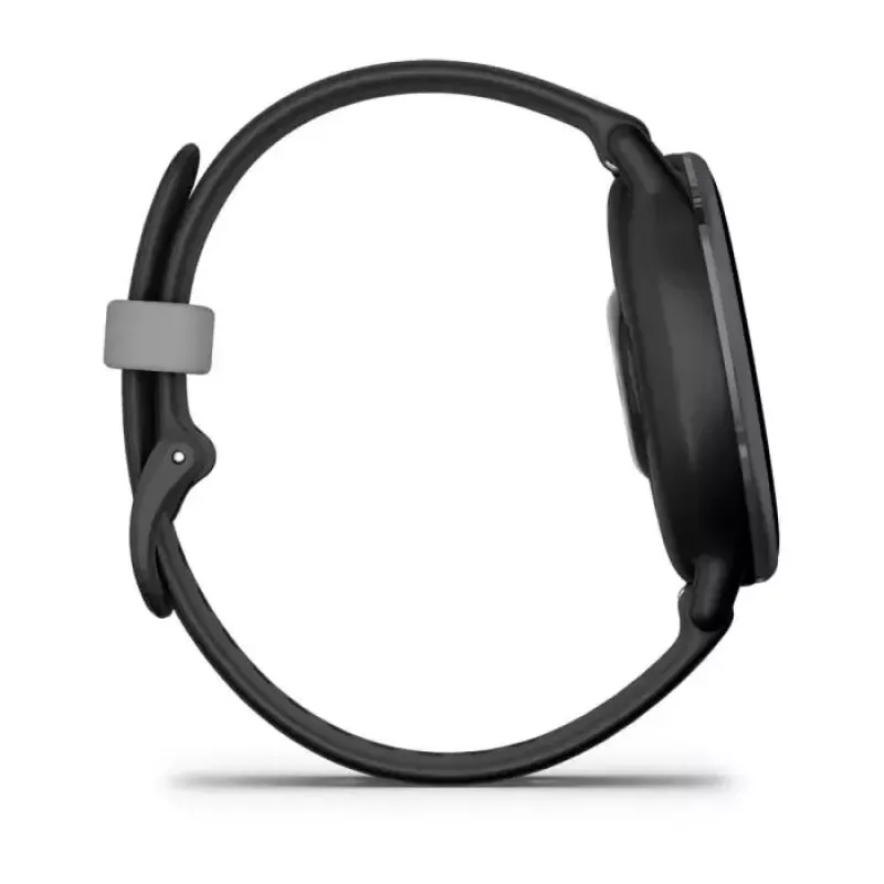 Išmanusis laikrodis GARMIN Vivoactive 5 juodas — 42 mm korpusas, AMOLED 1,2 colio, GPS/GLONASS/Galileo, 5 ATM, širdies ritmo jutiklis, SpO2, 11 dienų baterija