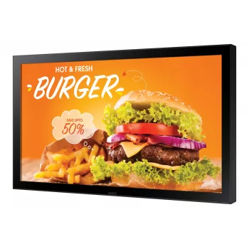 Samsung OH24B skaitmeninė informacinė lenta 61 cm (24 col.) LCD Wi-Fi 1500 cd/m² Full HD Juoda su įmontuotu procesoriumi Tizen 6.5 24/7