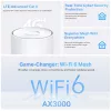 TP-Link Deco X50-4G 4G+ AX3000 viso namo „Mesh“ WiFi 6 maršrutizatorius, baltas