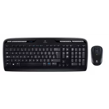 LOGITECH Wireless Combo MK330 - tarptautinė QWERTY išdėstymo klaviatūra ir pelė