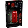 Statybinis žaislas LEGO Raudona Londono telefono būdelė 21347 – modulinis kolekcinis rinkinys, 1460 dalių, 18+