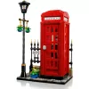 Statybinis žaislas LEGO Raudona Londono telefono būdelė 21347 – modulinis kolekcinis rinkinys, 1460 dalių, 18+