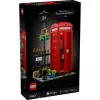 Statybinis žaislas LEGO Raudona Londono telefono būdelė 21347 – modulinis kolekcinis rinkinys, 1460 dalių, 18+