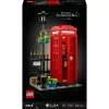 Statybinis žaislas LEGO Raudona Londono telefono būdelė 21347 – modulinis kolekcinis rinkinys, 1460 dalių, 18+