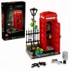 Statybinis žaislas LEGO Raudona Londono telefono būdelė 21347 – modulinis kolekcinis rinkinys, 1460 dalių, 18+