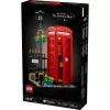 Statybinis žaislas LEGO Raudona Londono telefono būdelė 21347 – modulinis kolekcinis rinkinys, 1460 dalių, 18+