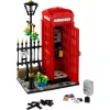 Statybinis žaislas LEGO Raudona Londono telefono būdelė 21347 – modulinis kolekcinis rinkinys, 1460 dalių, 18+