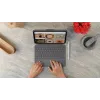 LOGITECH Combo Touch – klaviatūros dėklas iPad (10 kartos) – Oksfordo pilka – Vokietijos QWERTZ