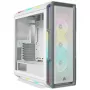 CORSAIR Icue 5000t RGB vidutinis bokštas ATX kompiuterio korpusas – baltas, grūdintas stiklas