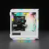 CORSAIR Icue 5000t RGB vidutinis bokštas ATX kompiuterio korpusas – baltas, grūdintas stiklas