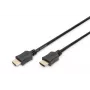 DIGITUS HDMI High Speed laidas su Ethernet, A tipo M/M, 2 m, Ultra HD 60p, juodas auksinis