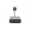 DIGITUS ASSMANN DisplayPort adapterio laidas, DP - DVI (24+5) M/F, 15cm su užraktu, DP 1.2 suderinamas, CE juodas