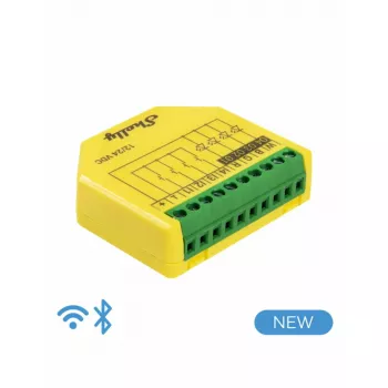 Shelly Plus RGBW PM belaidis RGBW valdiklis LED juostoms (žalia/geltona)