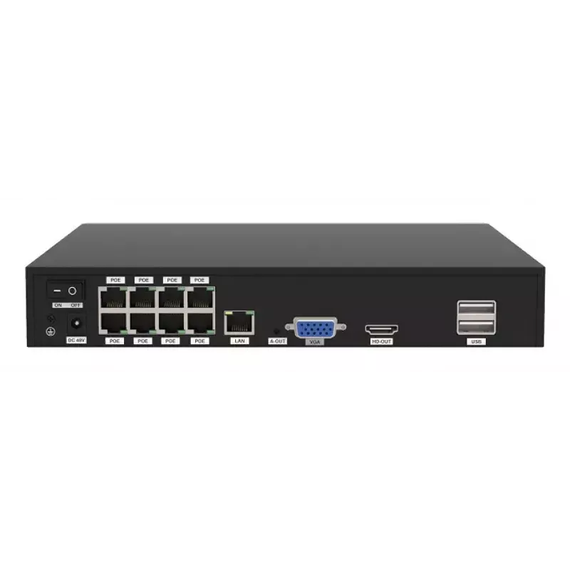 Foscam FN9108E-B4-2T vaizdo stebėjimo rinkinys laidinis 8 kanalai HDD 2TB
