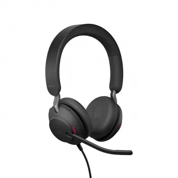 Jabra Evolve2 40 SE USB-C, UC Stereo, laidinės ausinės, juodos