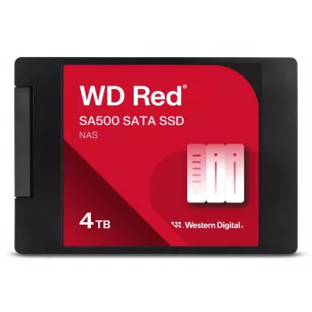 WESTERN DIGITAL SSD - WD Red SA500 - 4TB - SATA 6Gb/s - 2,5 col/7 mm (WDS400T2R0A)