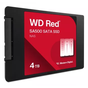 WESTERN DIGITAL SSD - WD Red SA500 - 4TB - SATA 6Gb/s - 2,5 col/7 mm (WDS400T2R0A)