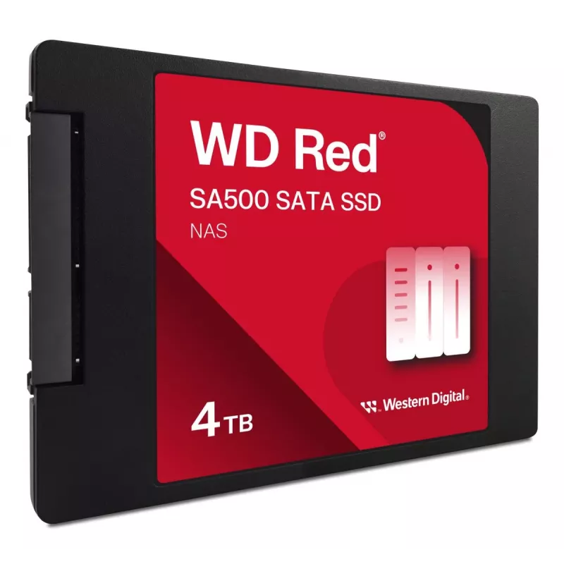 WESTERN DIGITAL SSD - WD Red SA500 - 4TB - SATA 6Gb/s - 2,5 col/7 mm (WDS400T2R0A)