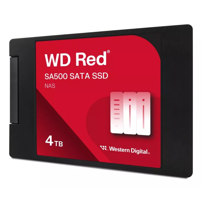 WESTERN DIGITAL SSD - WD Red SA500 - 4TB - SATA 6Gb/s - 2,5 col/7 mm (WDS400T2R0A)