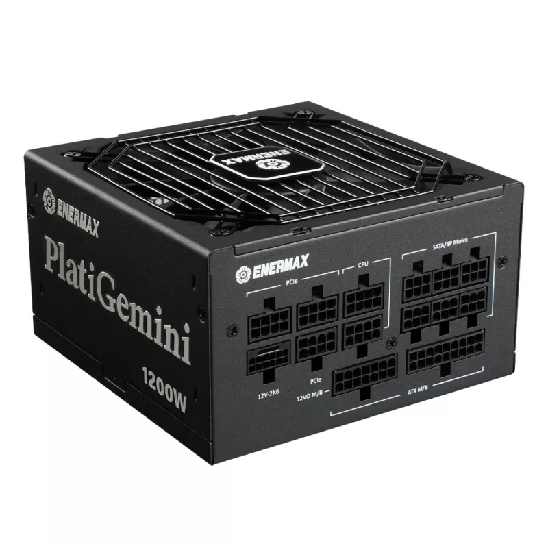 ENERMAX PlatiGemini 1200W 80 Plus Platinum pilnai modulinis maitinimo šaltinis ATX 3.1 ir ATX12VO