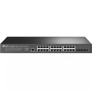 TP-Link Omada 24 prievadų 2.5GBASE-T ir 4 prievadų 10GE SFP+ L2+ valdomas jungiklis su 16 prievadų PoE+ ir 8 prievadų PoE++