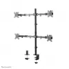 Neomounts FPMA-D550D4BLACK monitoro laikiklis 13-32 colių, spaustuvas/gręžimo anga, 6 kg, 33 cm (13 col.), 81,3 cm (32 col.), 100 x 100 mm, juodas