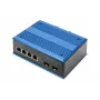 DIGITUS Industrial 4+2 prievadų Gigabit Ethernet PoE jungiklis 4 prievadai GE PoE RJ45 2 GE SFP prievadai