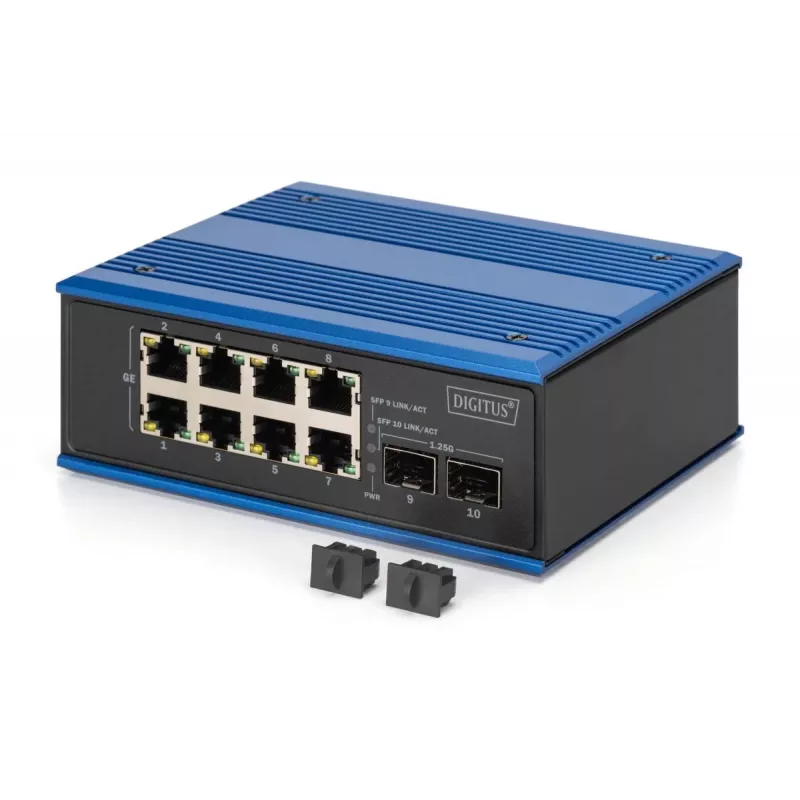 Nevaldomas jungiklis DIGITUS DN-651150 8 Gigabit Ethernet prievadai 2 SFP moduliai