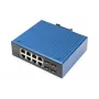 Nevaldomas jungiklis DIGITUS DN-651153 8 prievadų Gigabit Ethernet PoE