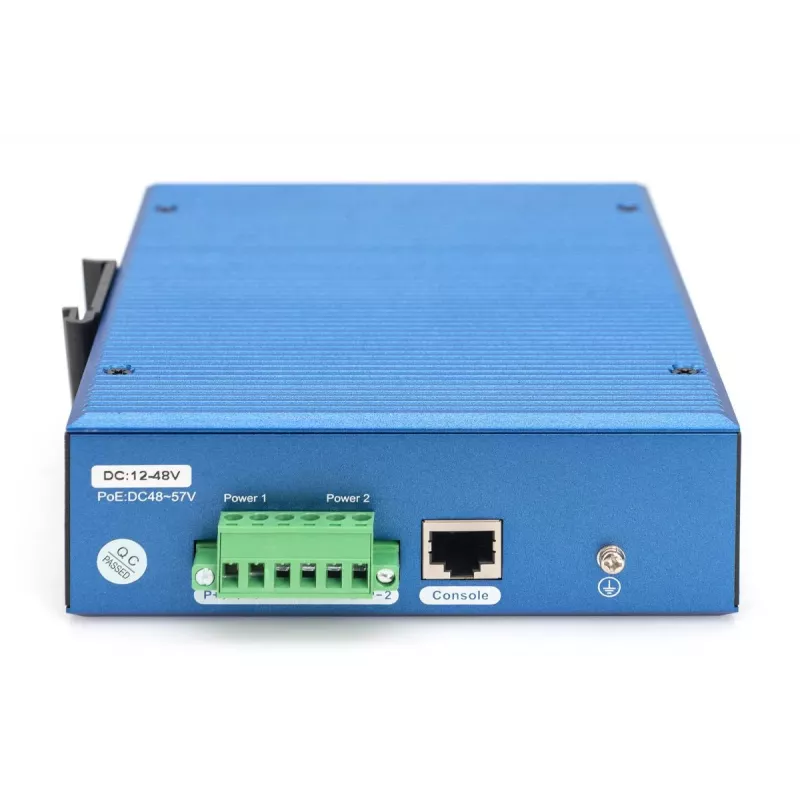 Digitus DN-651161 pramoninis L3 valdomas Gigabit PoE komutatorius, 8+4 10G prievadai