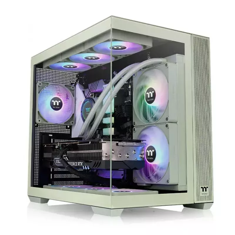 PC korpusas Thermaltake View 380 TG ARGB Midi Tower žalias