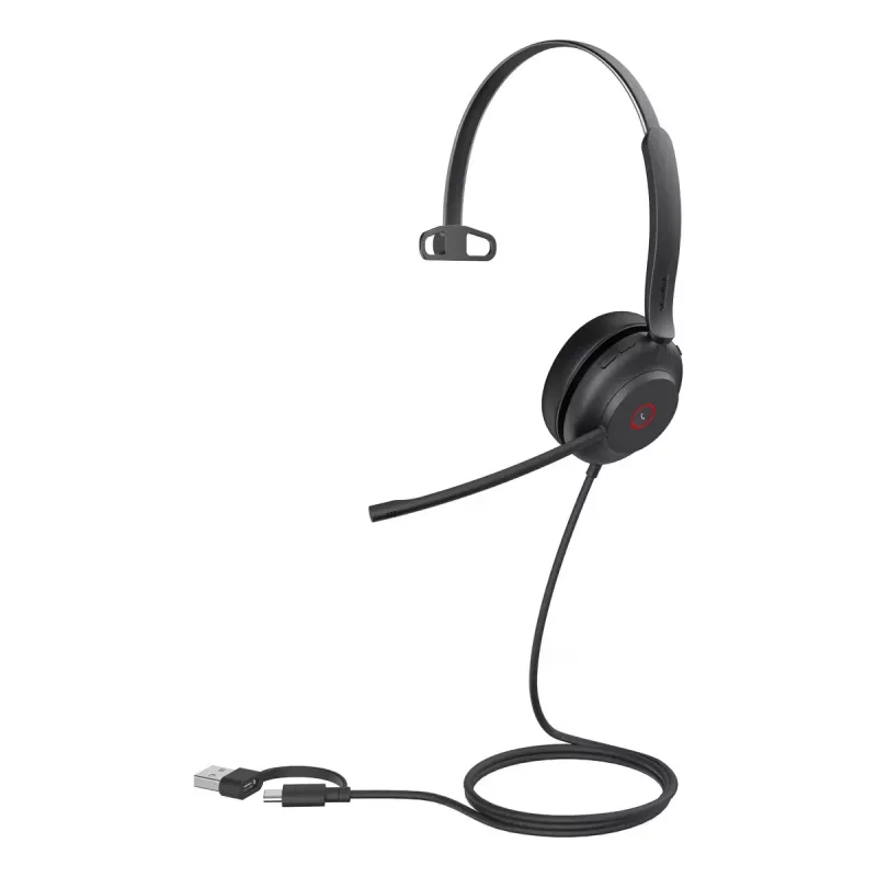 Yealink UH37 Mono UC USB-C/A ausinės su mikrofonu