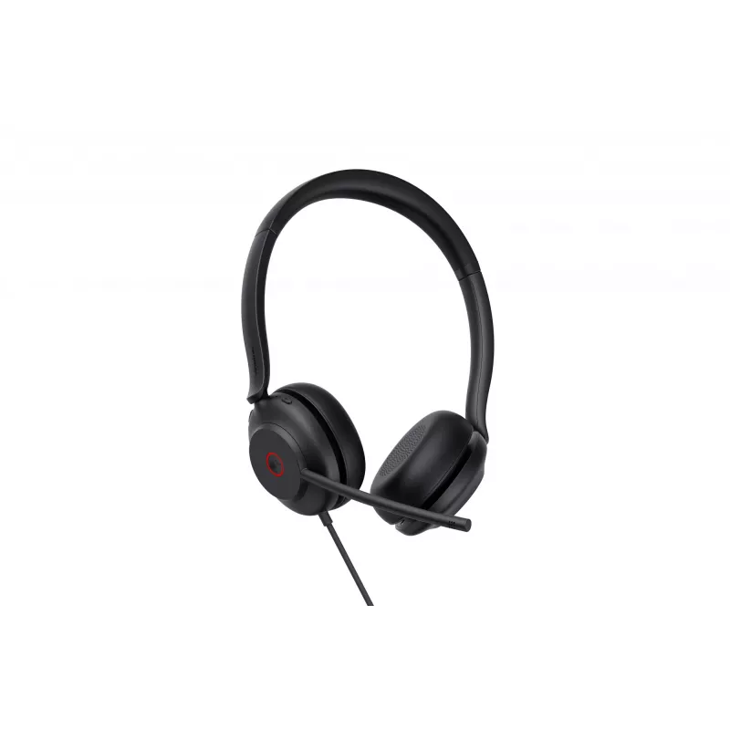 Yealink UH35 Dual Teams USB-A ausinės, laidinės, biurui/skambučių centrui, 20-20000 Hz, 139,5 g, juodos