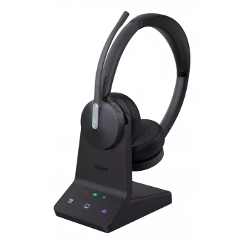 Yealink WH64 Dual UC ausinės, belaidės, 20-20000 Hz, biurui/skambučių centrui, 151 g, juodos