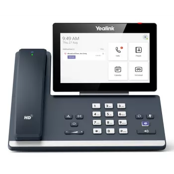 Yealink MP58-WH E2 Teams IP telefonas, pilka spalva, laidinis ragelis, 7 colių LCD jutiklinis ekranas