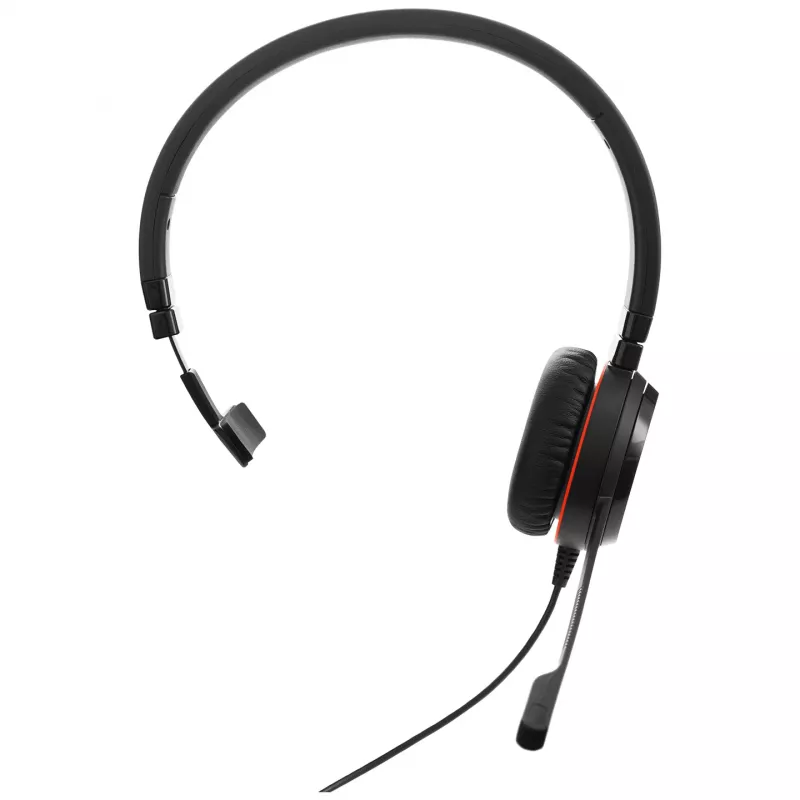 Jabra Evolve 20SE UC Mono, laidinė ausinė, skirta biurui ir skambučių centrams, 150–7000 Hz, 142 g, juoda