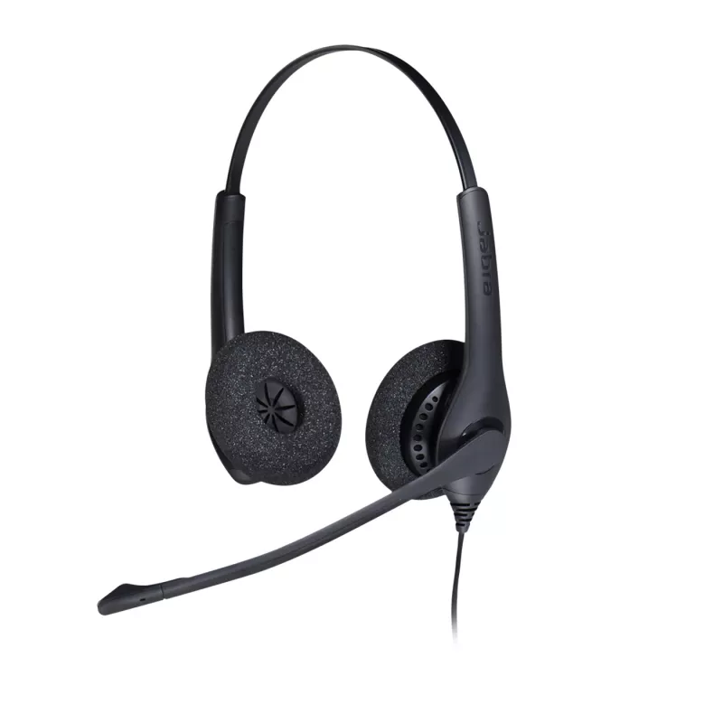 Jabra BIZ 1500 Duo USB, laidinis ausinių rinkinys, 20 - 6800 Hz, biurui/skambučių centrui, 116 g, juoda