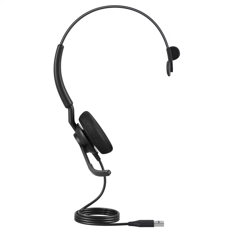 Jabra Engage 50 II - USB-A UC Mono, laidinis, biurui/skambučių centrui, 45 g, ausinės, juodos