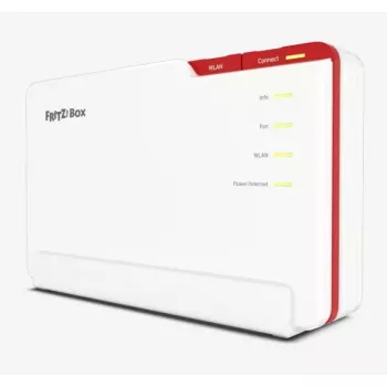 FRITZ!Box 5690 Pro belaidis maršrutizatorius Gigabit Ethernet triju dažnių juostų (2,4 GHz / 5 GHz / 5 GHz) Baltas