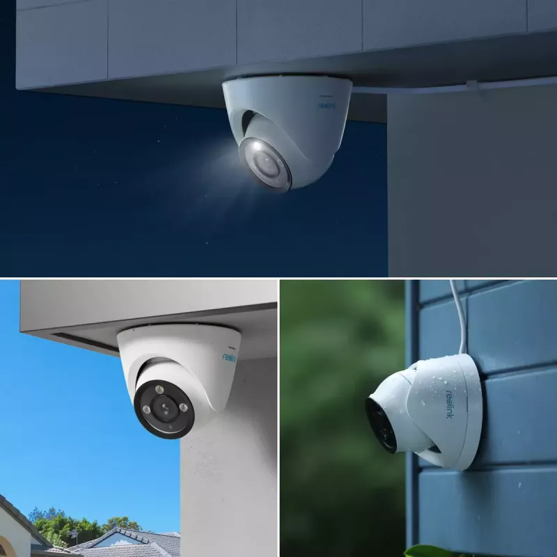 IP stebėjimo kamera Reolink P434 4K, kupolinė, 8 MP, 3840×2160, PoE/DC, 2,8–8 mm, IR naktinis matymas 30 m, microSD iki 256 GB