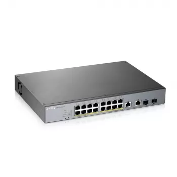 Zyxel GS1350-18HP-EU0101F valdomas L2 tinklo jungiklis Gigabit Ethernet (10/100/1000) su PoE, pilka spalva