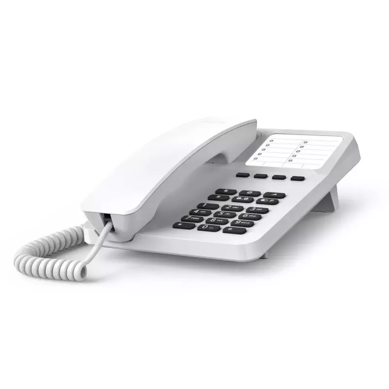 Analoginis telefonas Gigaset DESK 400 Baltas Laidinis ragelis 10 greitųjų rinkimo numerių