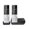 Analoginis/DECT belaidis telefonas Gigaset COMFORT 500A duo sidabrinis/juodas