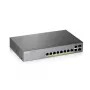 Zyxel GS1350-12HP-EU0101F valdomas L2 tinklo jungiklis Gigabit Ethernet (10/100/1000) su PoE, pilka