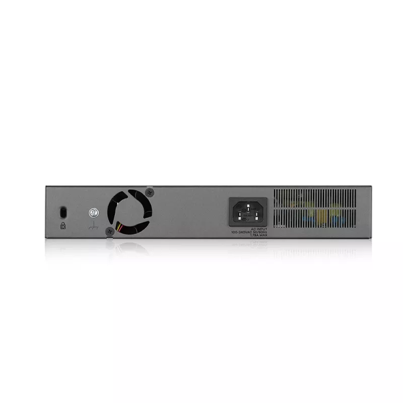 Zyxel GS1350-12HP-EU0101F valdomas L2 tinklo jungiklis Gigabit Ethernet (10/100/1000) su PoE, pilka